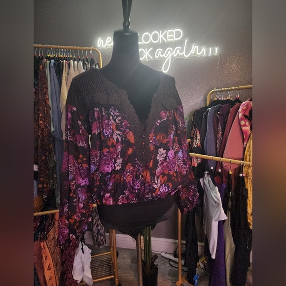 NWOT Free People Lulu May Bodysuit - Picture 8 of 9